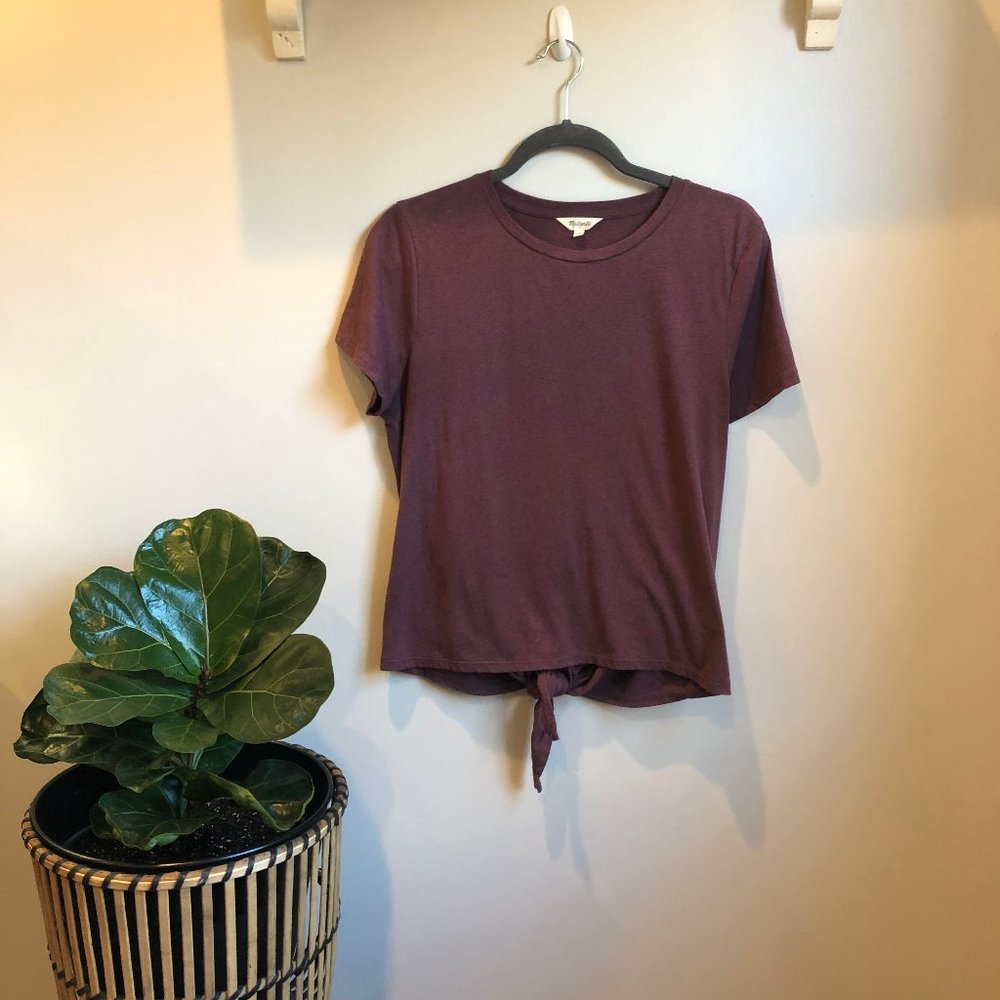 Madewell Knot Tie Tee